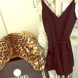 Top Shop black shorts romper